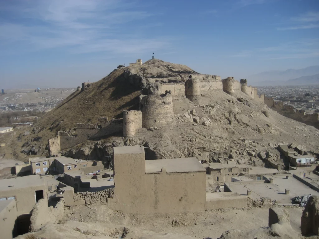 Ancient Bala Hissar in TOURIST ATTRACTIONS IN KABUL 