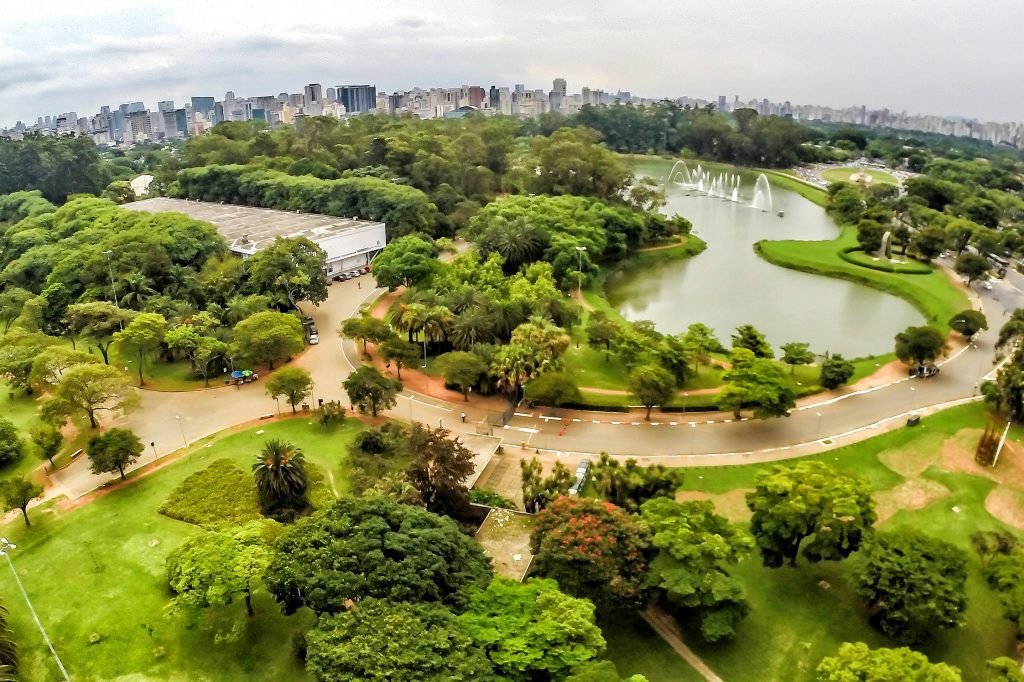 a beautiful green park in daytime and one of the top-rated tourist attractions in Brazil