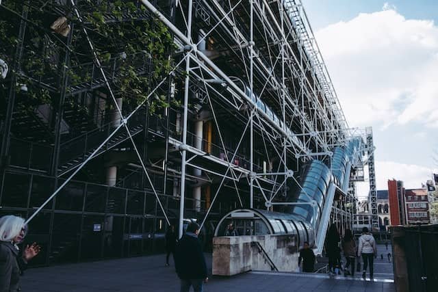 the Pompidou center Paris, France