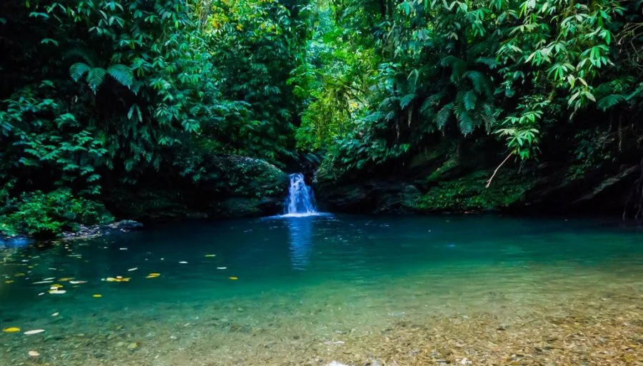 Mora trace waterfalls