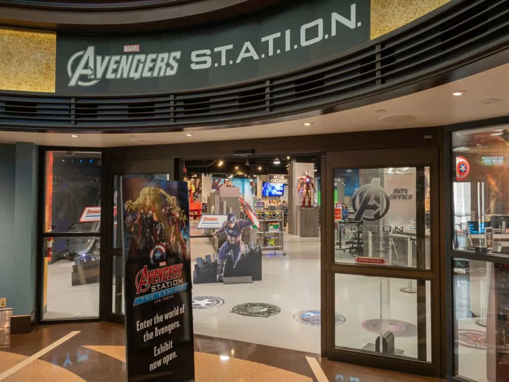 Marvel's Avengers  S.T.A.T.I.O.N building showing the entrance
