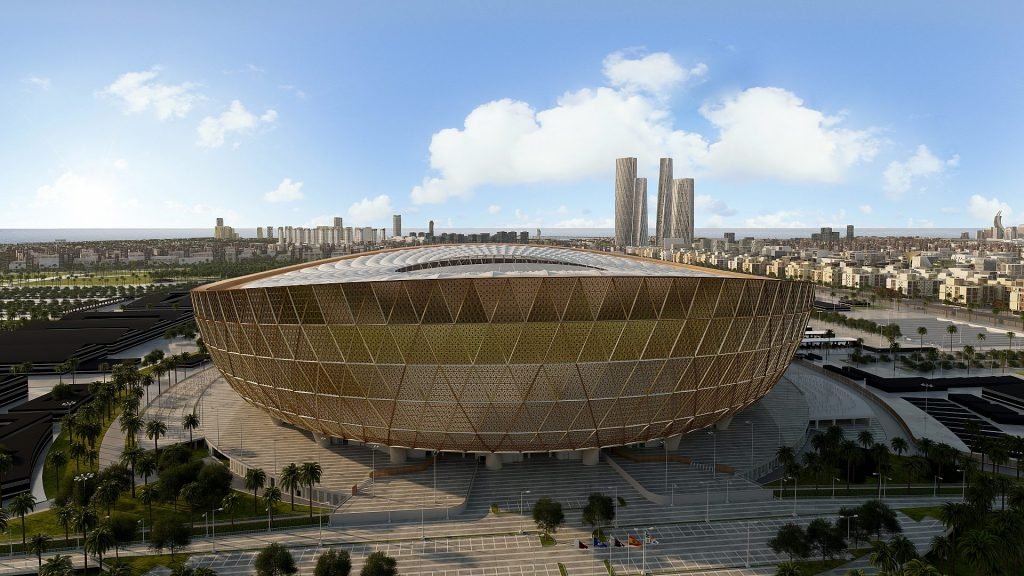 the Lusail city stadium for places to visit in Qatar