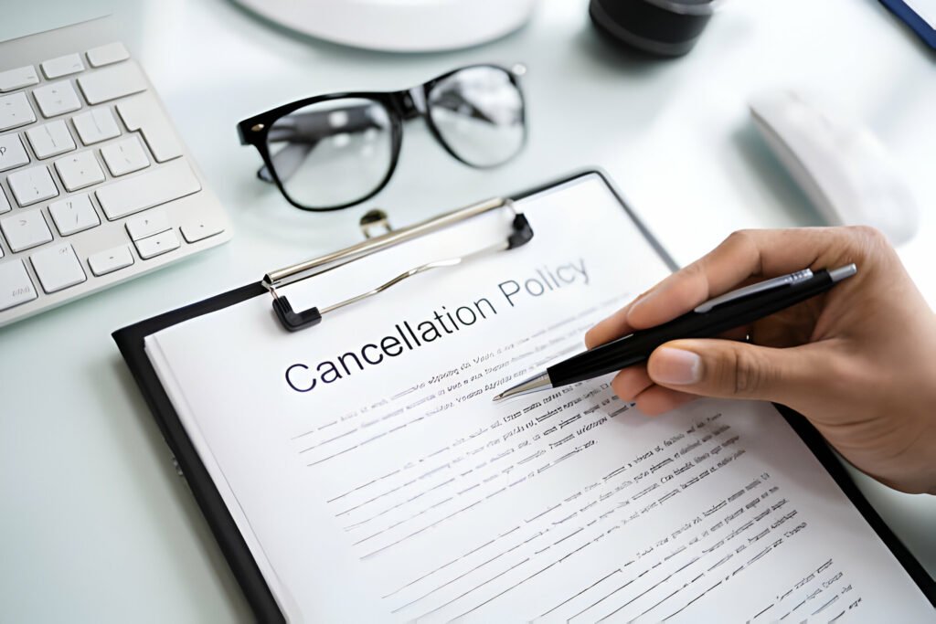 Cancellation policy Things to Check Before Staying in a Hotel