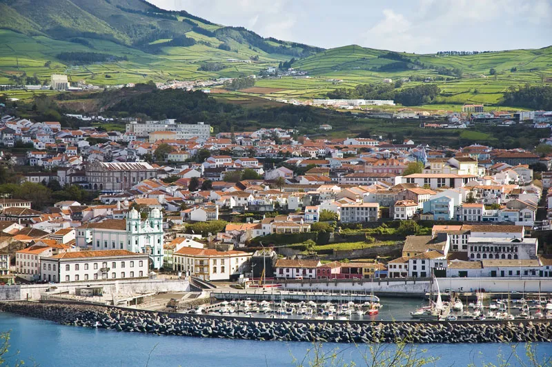 Angra Heroismo Terceira Island Portugal Azores